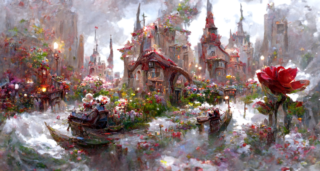 Fairy2 0 1024x546 - AI绘图-主题：童话、城市、与鲜花