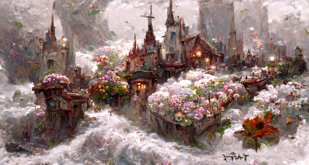 Fairy2 4 1024x546 - AI绘图-主题：童话、城市、与鲜花