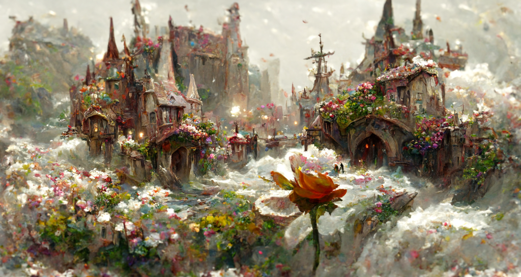 Fairy2 6 1024x546 - AI绘图-主题：童话、城市、与鲜花