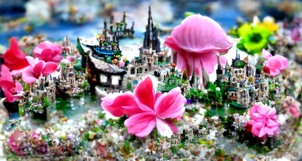 Fairy3 1 1024x546 - AI绘图-主题：童话、城市、与鲜花