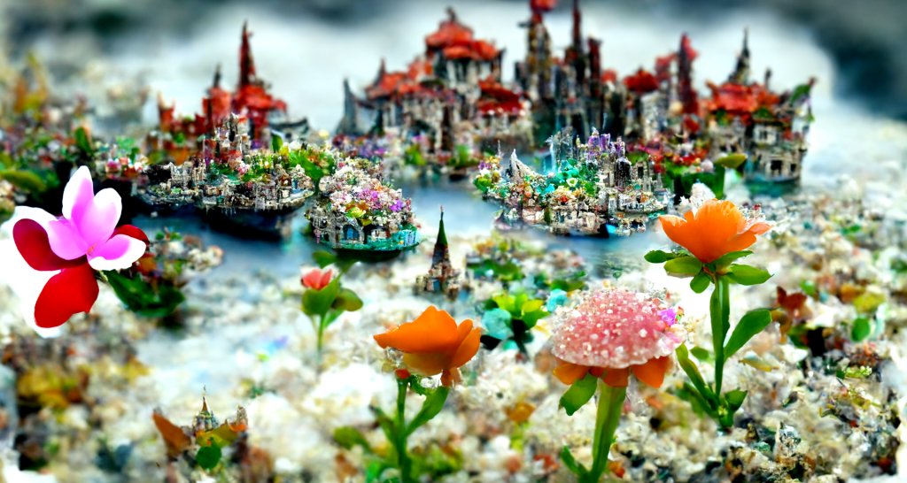 Fairy3 2 1024x546 - AI绘图-主题：童话、城市、与鲜花